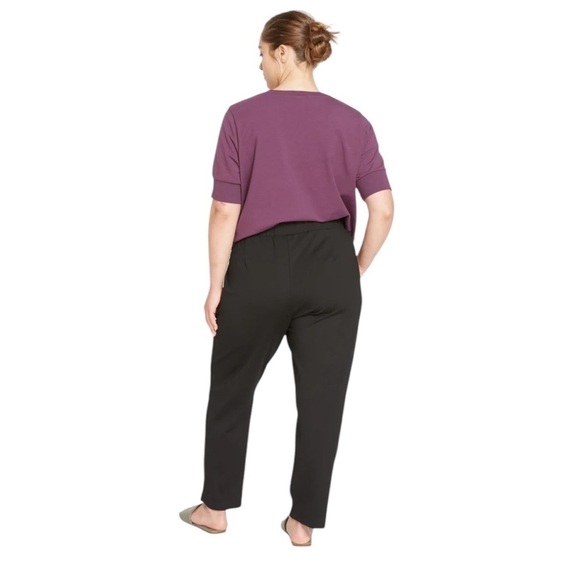 UNIVERSAL STANDARD BLACK SIGNATURE PONTE PANTS SIZE 10/12 - Picture 3 of 16